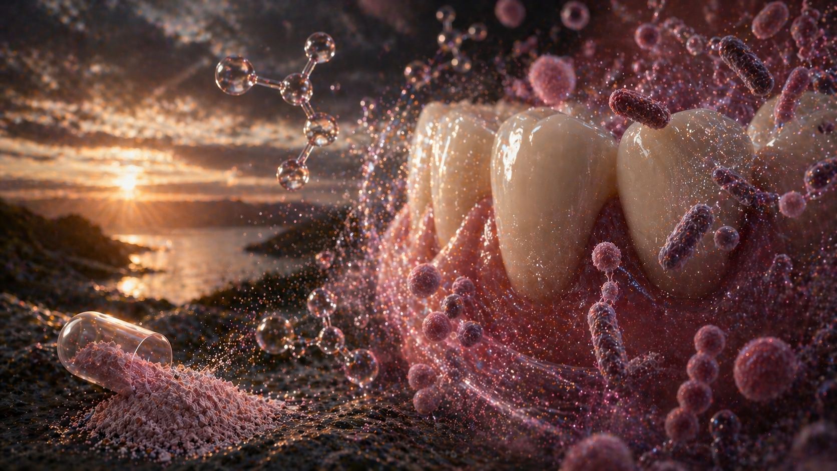 Lactoferrin oral health composition