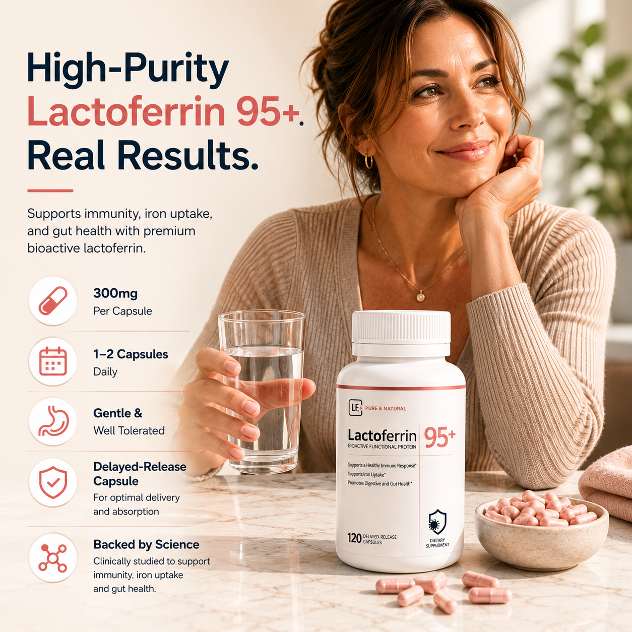 Lactoferrin Powder Capsule 300mg