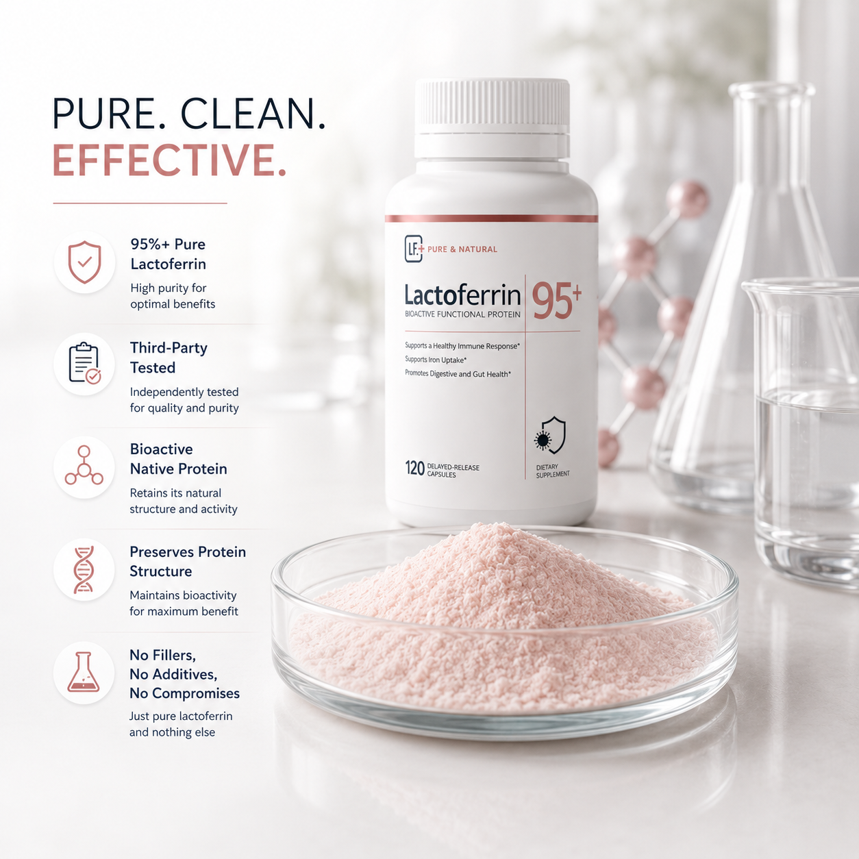 lactoferrin glutathione 250 mg for Immune Support CYMBIOTIKA Liposomal Glutathione, PQQ &